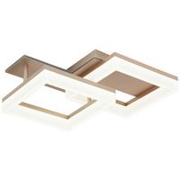 Led Mennyezeti Lámpa Fran - fehér, Modern, műanyag/fém (41/30/13cm) - Luca Bessoni