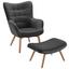 Relaxačné Kreslo Merlin - sivá, Moderný, drevo/textil (71/98/80cm) - Modern Living Relaxačné Kreslo Merlin - sivá, Moderný, drevo/textil (71/98/80cm) - Modern Living