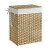 Wäschekorb Naturfarben B: 46 cm - Naturfarben, Basics, Kunststoff/Textil (46/61/33cm)
