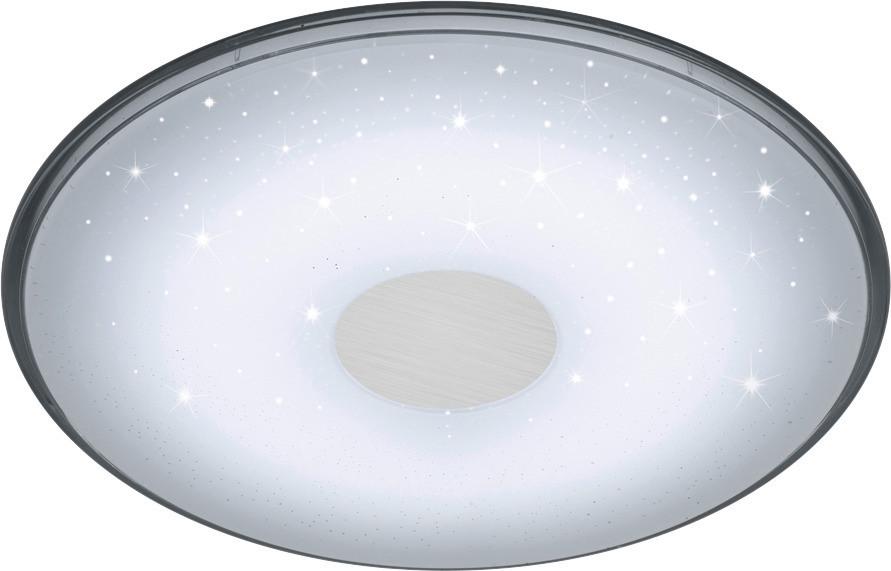LED-DECKENLEUCHTE 628513001 SHOGUN - Weiß, Design, Kunststoff (42,5/42,5/6cm) - Trio Leuchten