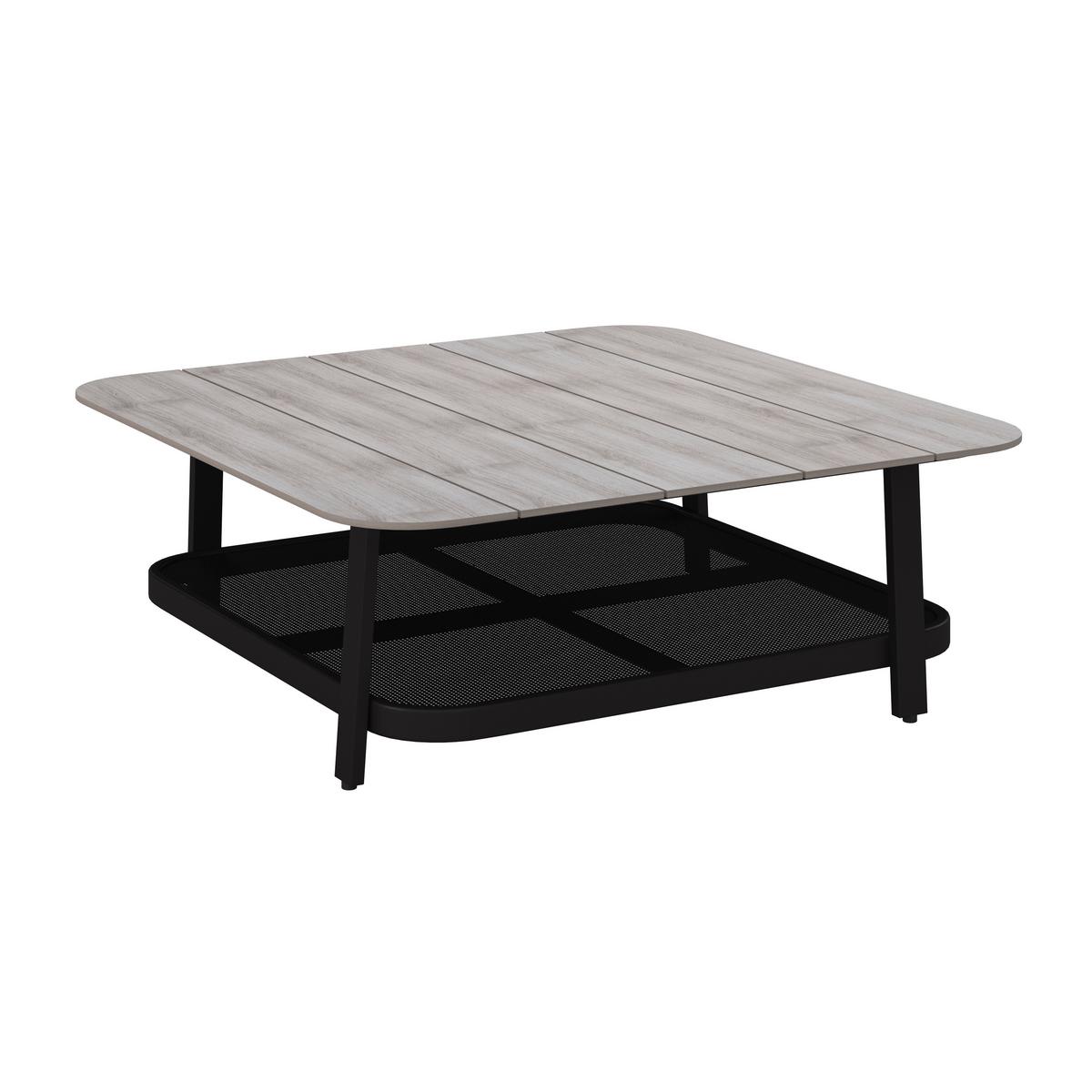 TERASOVÁ SEDACIA SÚPRAVA MARA - čierna/sivá, Modern, kov/textil (186/61/76,5cm) - Bessagi Garden