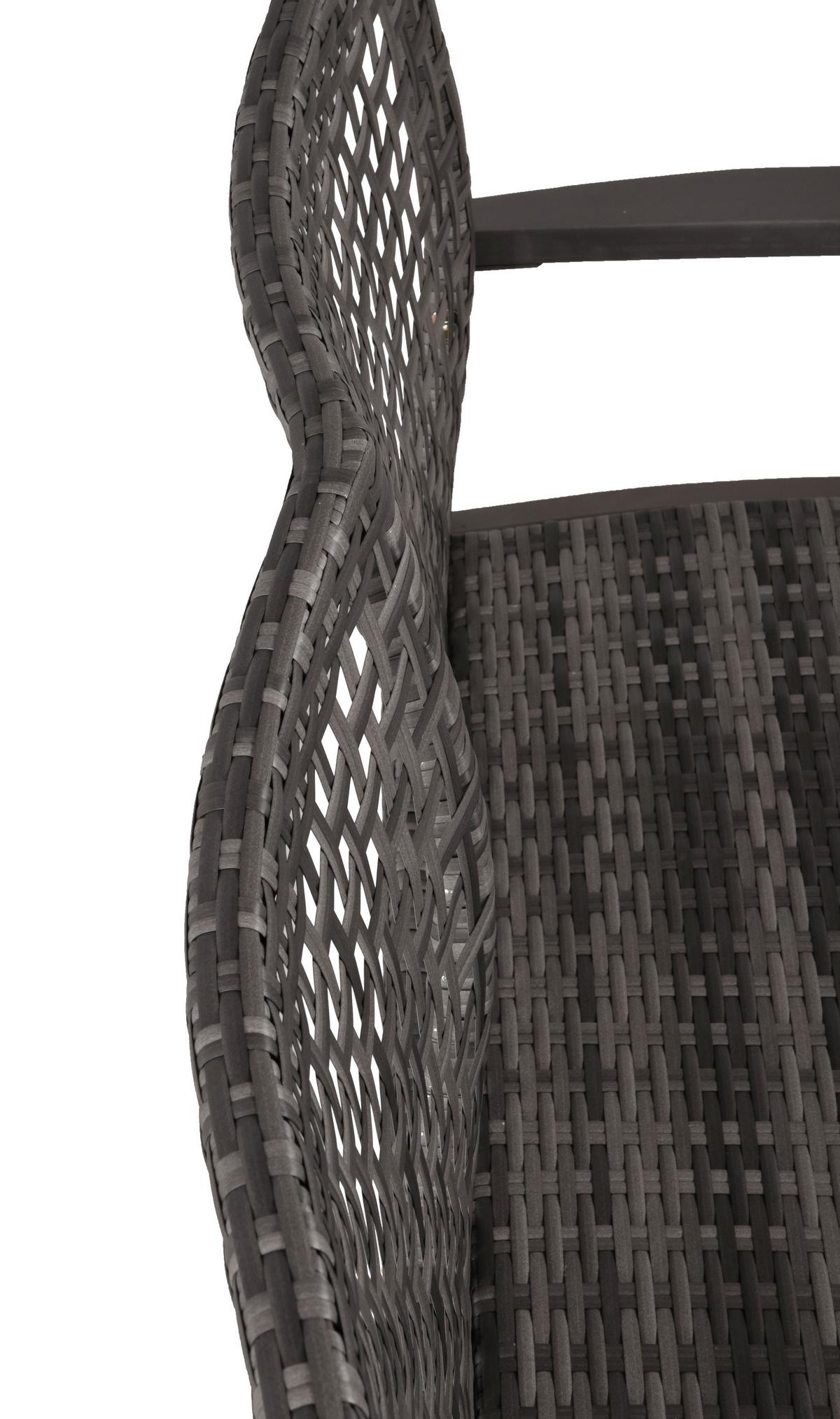 Gartenbank Echtholz/stahl 2-Sitzer Cuneo Hängend - Grau/Akaziefarben, Basics, Holz/Kunststoff (120/79/57cm) - Gardenson