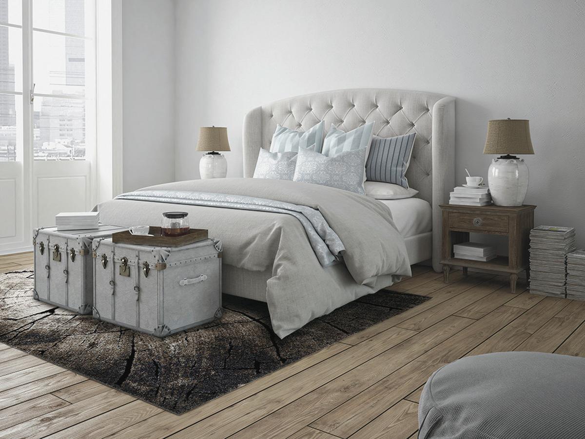 Webteppich Wild Oak Anthrazit, Grau 80x150 Cm - Dunkelgrau/Anthrazit, Design, Textil (80/150cm) - WECON HOME