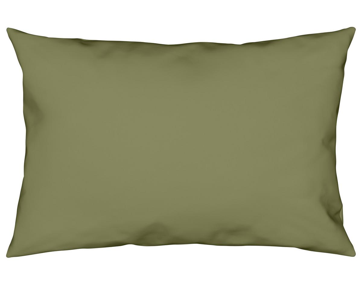 Kissenhülle Vicky 40x60 Cm Jersey Grün+ Reißverschluss - Grün, KONVENTIONELL, Textil (40/60cm) - Ele