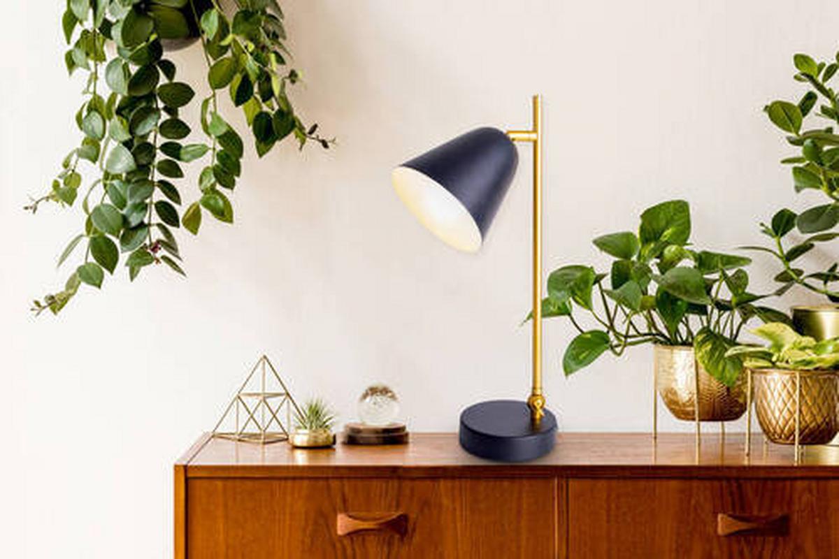 Tischlampe Triton Mit Kippschalter - Design, Kunststoff (12/42,5cm) - Näve