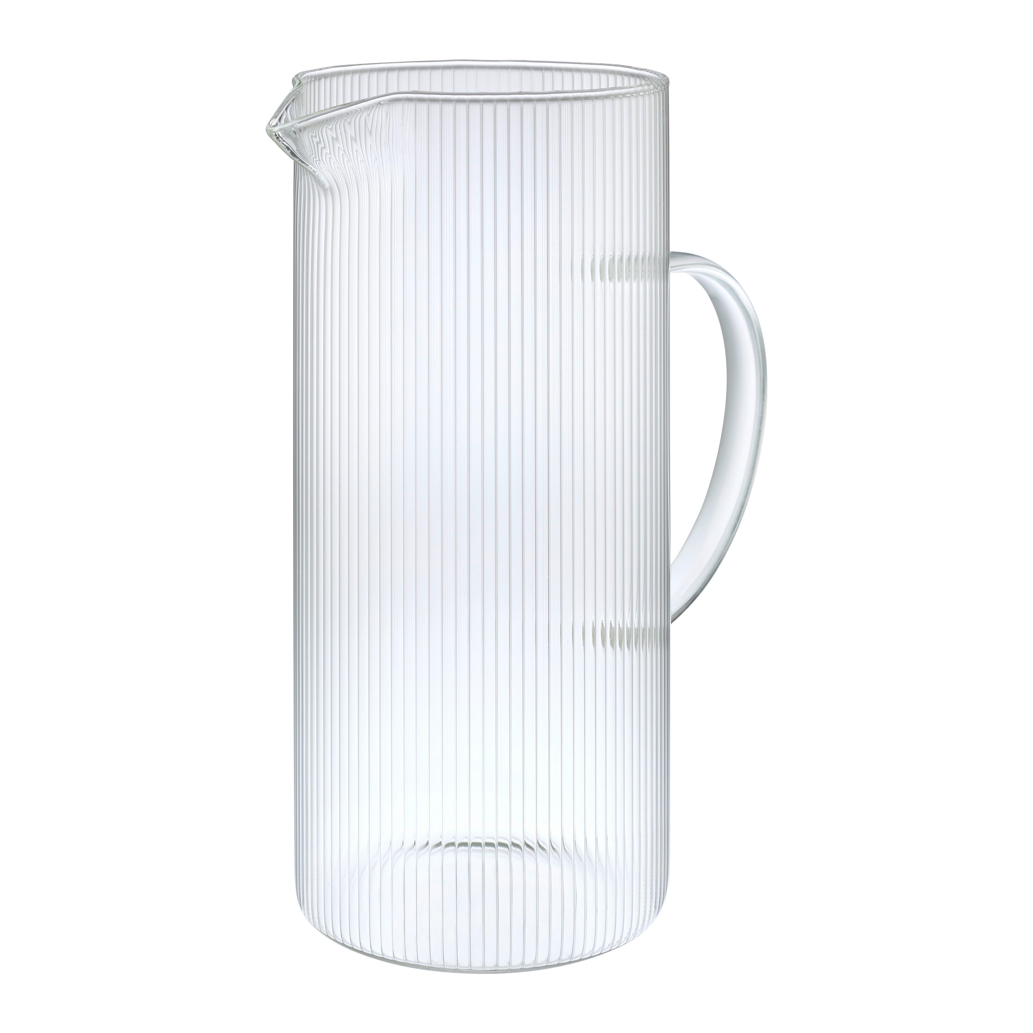 Skleněný džbán ROSEMARY - CA. 1,5L - čiré, Romantický / Rustikální, sklo (16,5/10/21,5cm) - Mömax
