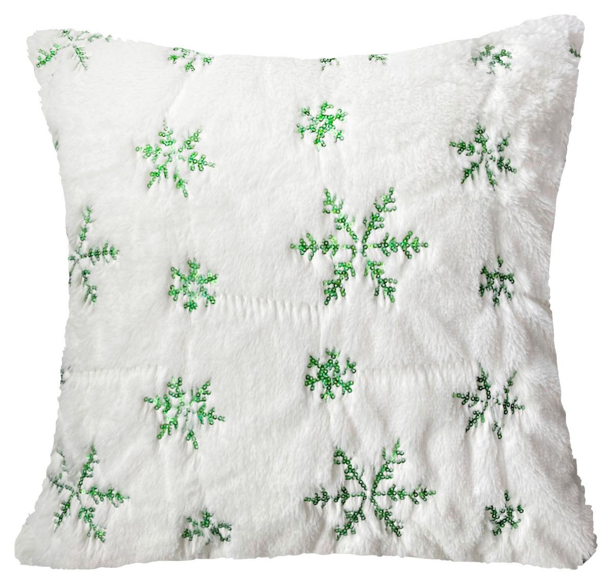 Díszpárna Shiny Kb. 45/45cm - zöld, Modern, textil (45/45cm) - Luca Bessoni