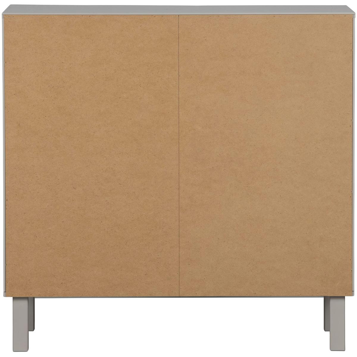 Kommode Madu Hellgrau B: 94cm - Hellgrau, Design, Holz (94/91/52cm) - Livetastic