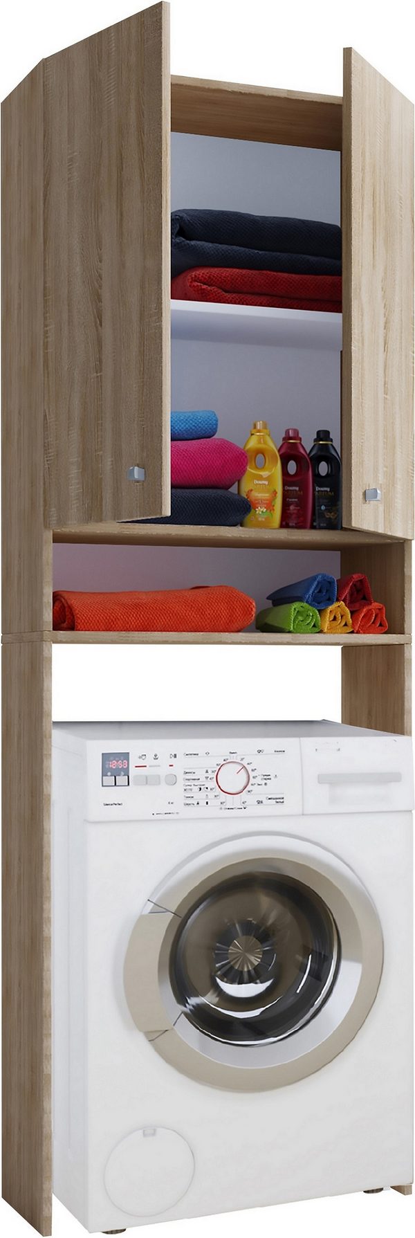 Waschmaschinen-Schrank in Eichefarben bestellen