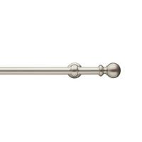 Vorhangstange Nickelfarben, 145 cm - Nickelfarben, KONVENTIONELL, Metall (145cm)