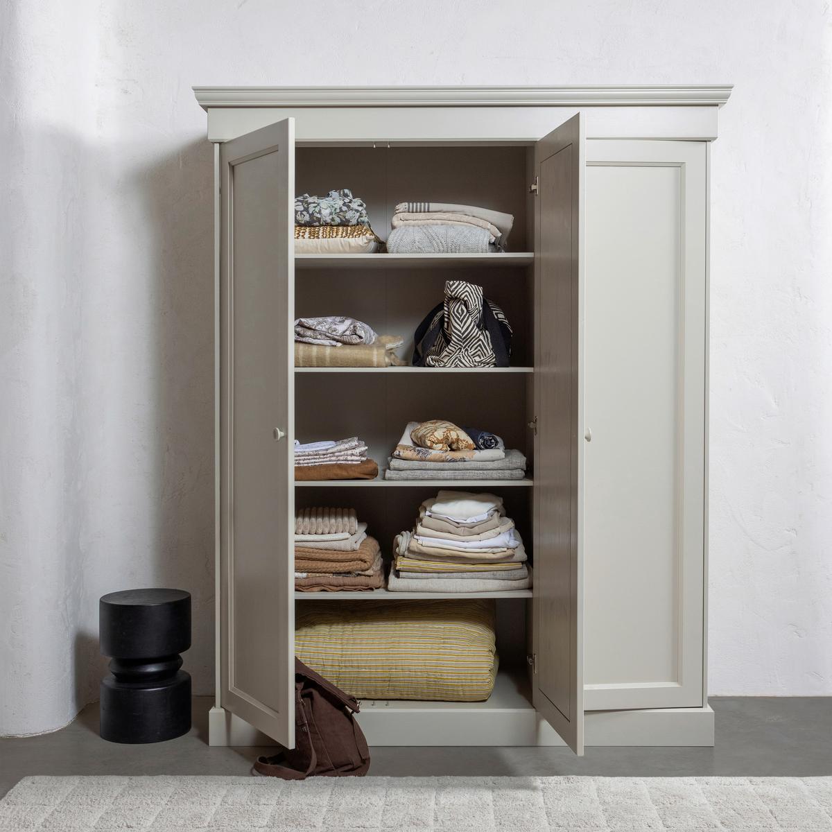 EINLEGEBODENSET Olivia Grau B: 102cm - Grau, Basics, Holz (102/5/54cm) - MID.YOU
