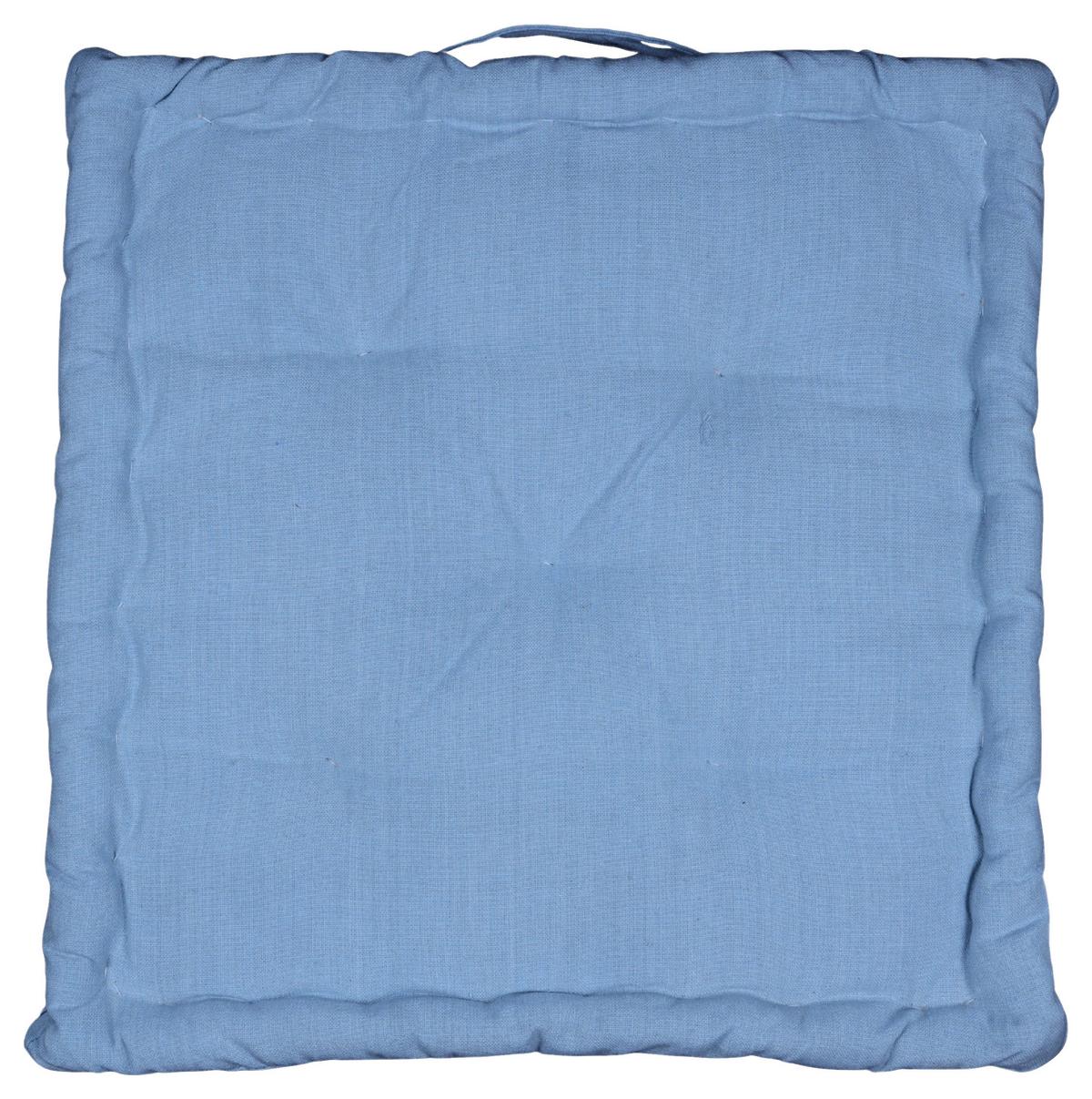Ülőpárna Lianna Kb. 40/40cm - kék, Modern, textil (40/40/8cm) - Luca Bessoni