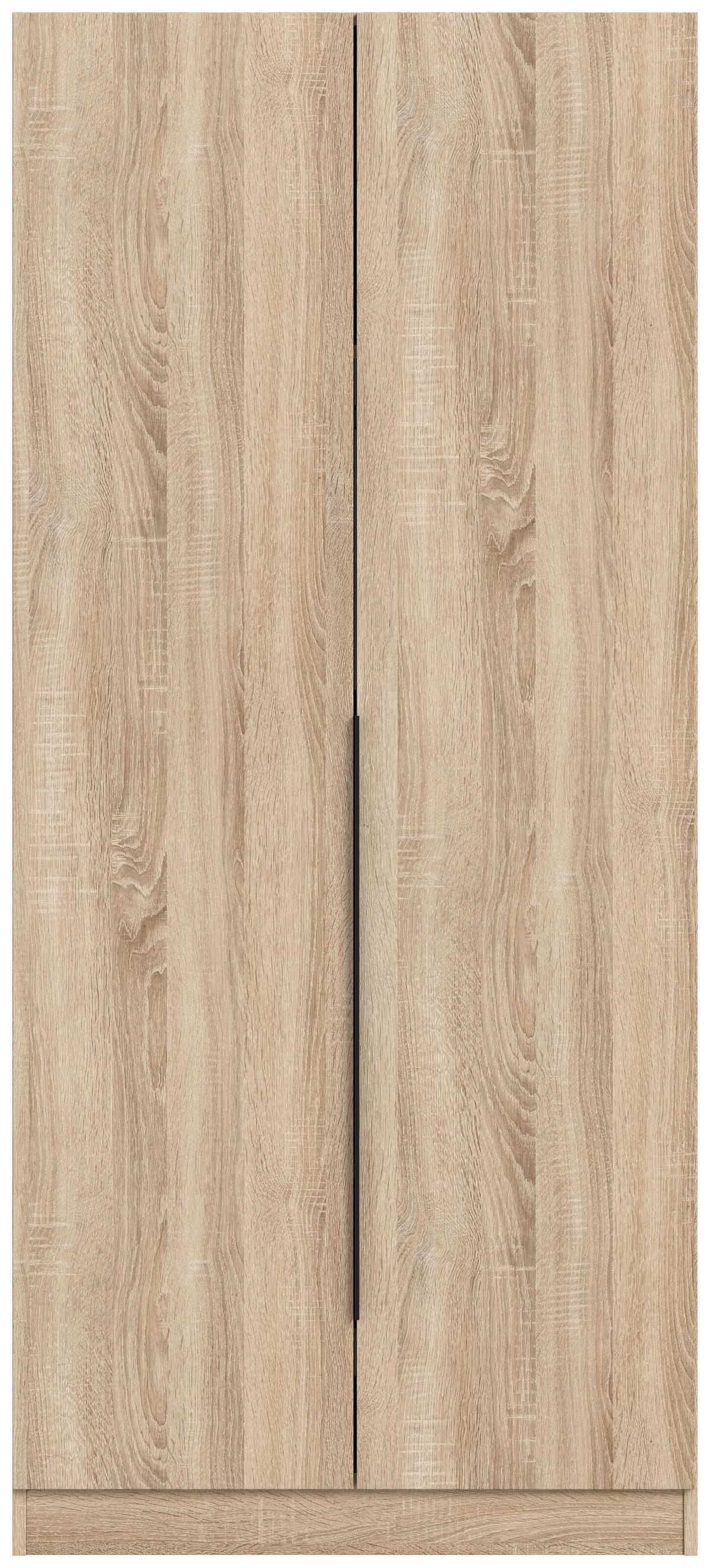 Drehtürenschrank Kopenhagen Sonoma Eiche B: 80 Cm - Sonoma Eiche, MODERN, Holzwerkstoff (80/181/52cm) - MID.YOU