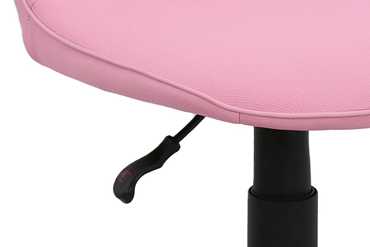 Drehstuhl Trolly - Pink/Schwarz, MODERN, Textil/Metall (42/95/54cm) - MID.YOU