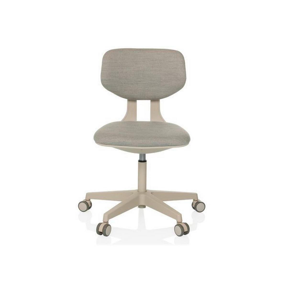 Jugenddrehstuhl Kid Classic Grau B: 51 cm - Grauweiß/Grau, MODERN, Kunststoff/Textil (51/72 - 87/51cm) - MID.YOU