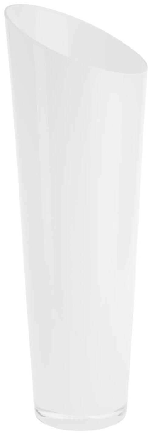 VÁZA JENNY - biela, sklo (70cm) - Modern Living