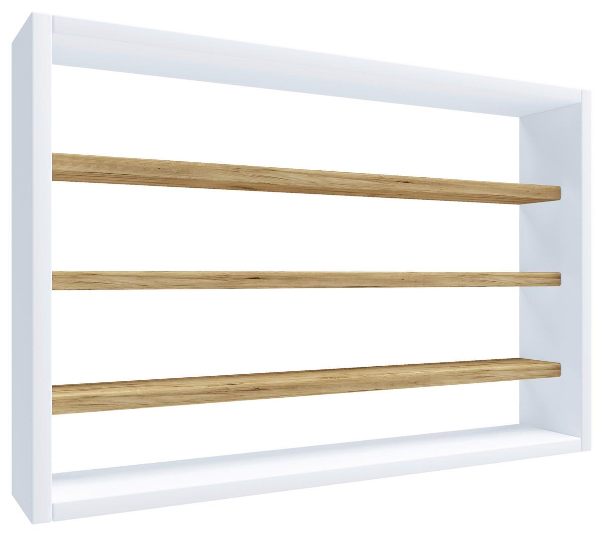 Küchenablage Esaldi Weiß, Honigeiche Dekor B:60cm - Honigeiche/Weiß, Basics, Holzwerkstoff (60/40/10cm) - MID.YOU