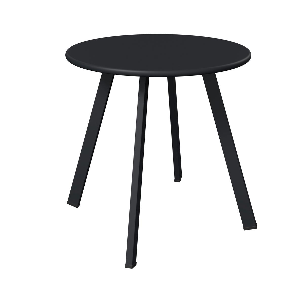 Balkonset Memphis - Anthrazit/Grau, MODERN, Textil/Metall (61/78.5/87.5cm) - Beldano