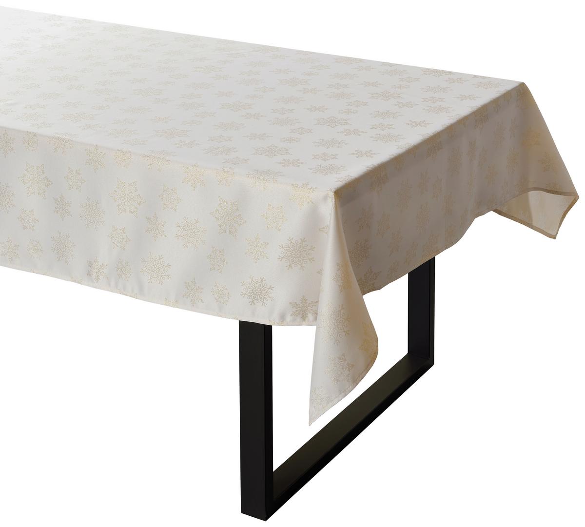 Asztalterítő Gabriela Kb. 150/250cm - bézs, Konventionell, textil (150/250cm) - Ondega
