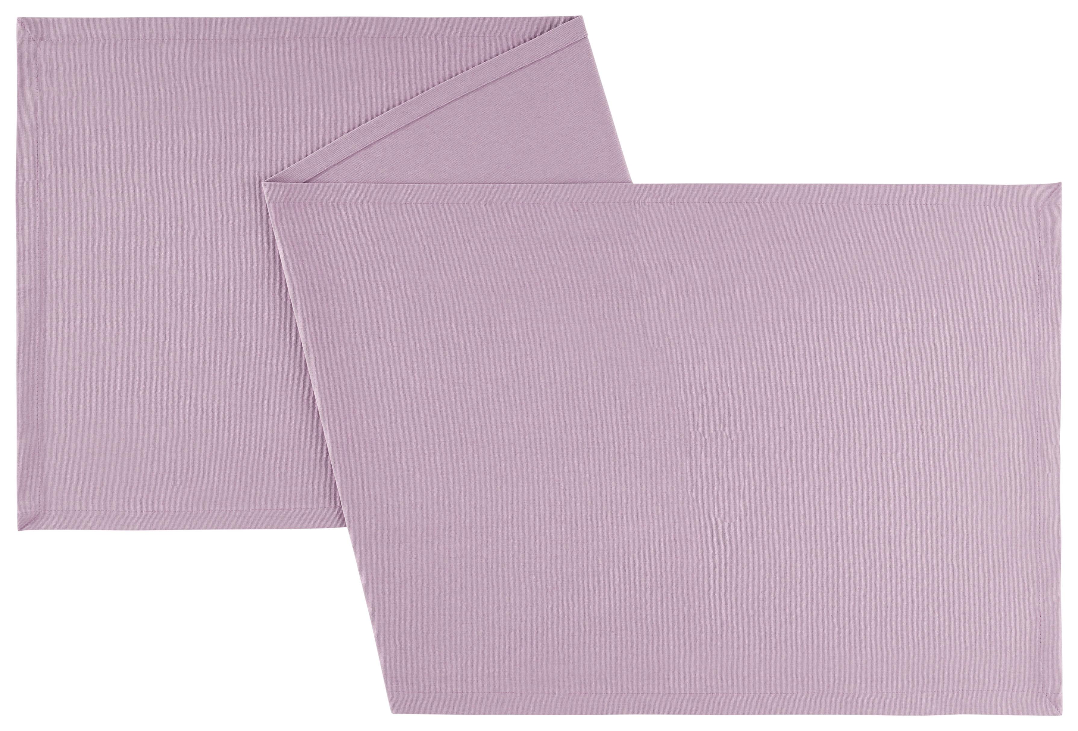 Běhoun na stůl Steffi, 45/150cm, fialová - světle fialová, textil (45/150cm) - Modern Living