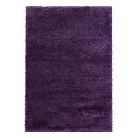 Hochflor Teppich Lila Fluffy 60x110 cm - Lila, Basics, Textil (60/110cm)