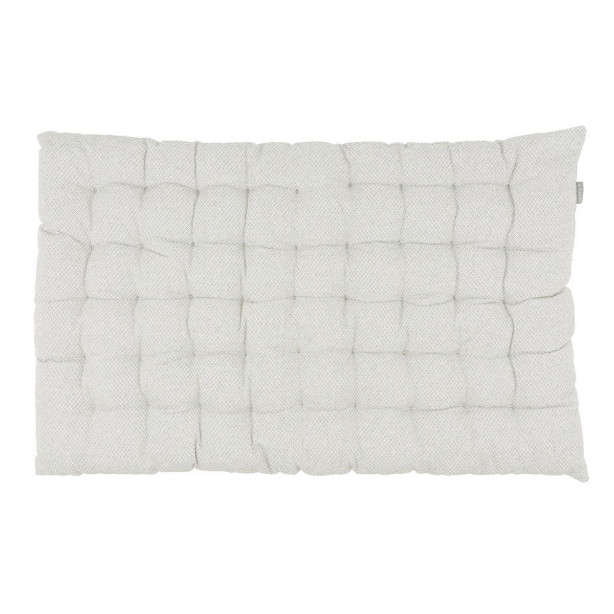 HRUBÝ SEDÁK DOBBY - svetlosivá, textil (60/100/7cm) - Mömax