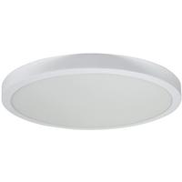 Led-deckenleuchte Ø 60,5 Cm, Mit Farbtemperaturwechsler - Weiß, Basics, Kunststoff/Metall (60,5/4cm)