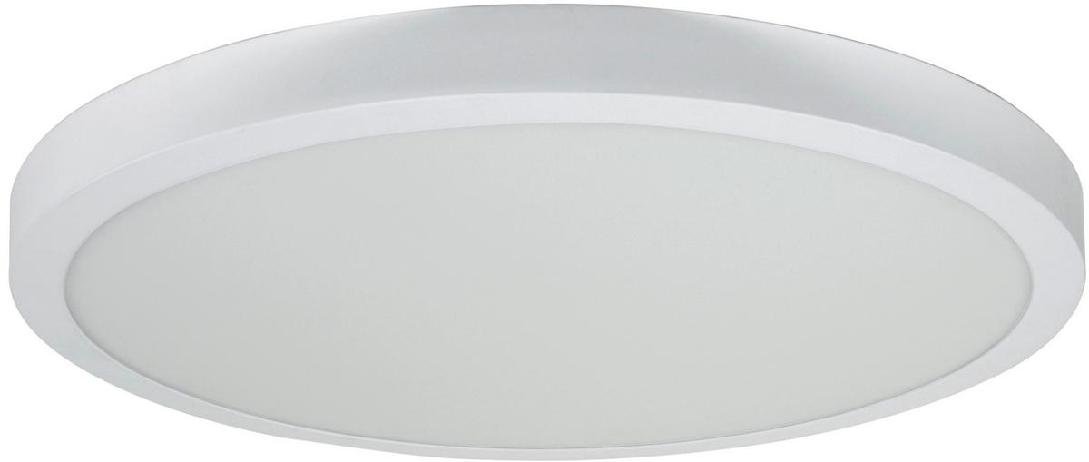 Led-deckenleuchte Ø 60,5 Cm, Mit Farbtemperaturwechsler - Weiß, Basics, Kunststoff/Metall (60,5/4cm)