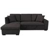 Ecksofa Lukas Dunkelbraun S: 158x239 Cm - Dunkelbraun, Trend, Textil (158/239cm)