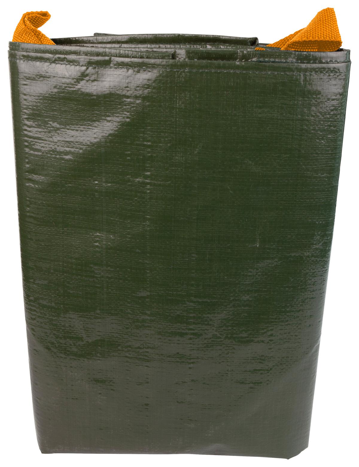 Gartenabfallsack 400 L Faltbar Kunststoff 75x75x70 cm Grün - Grün, Basics (400l)