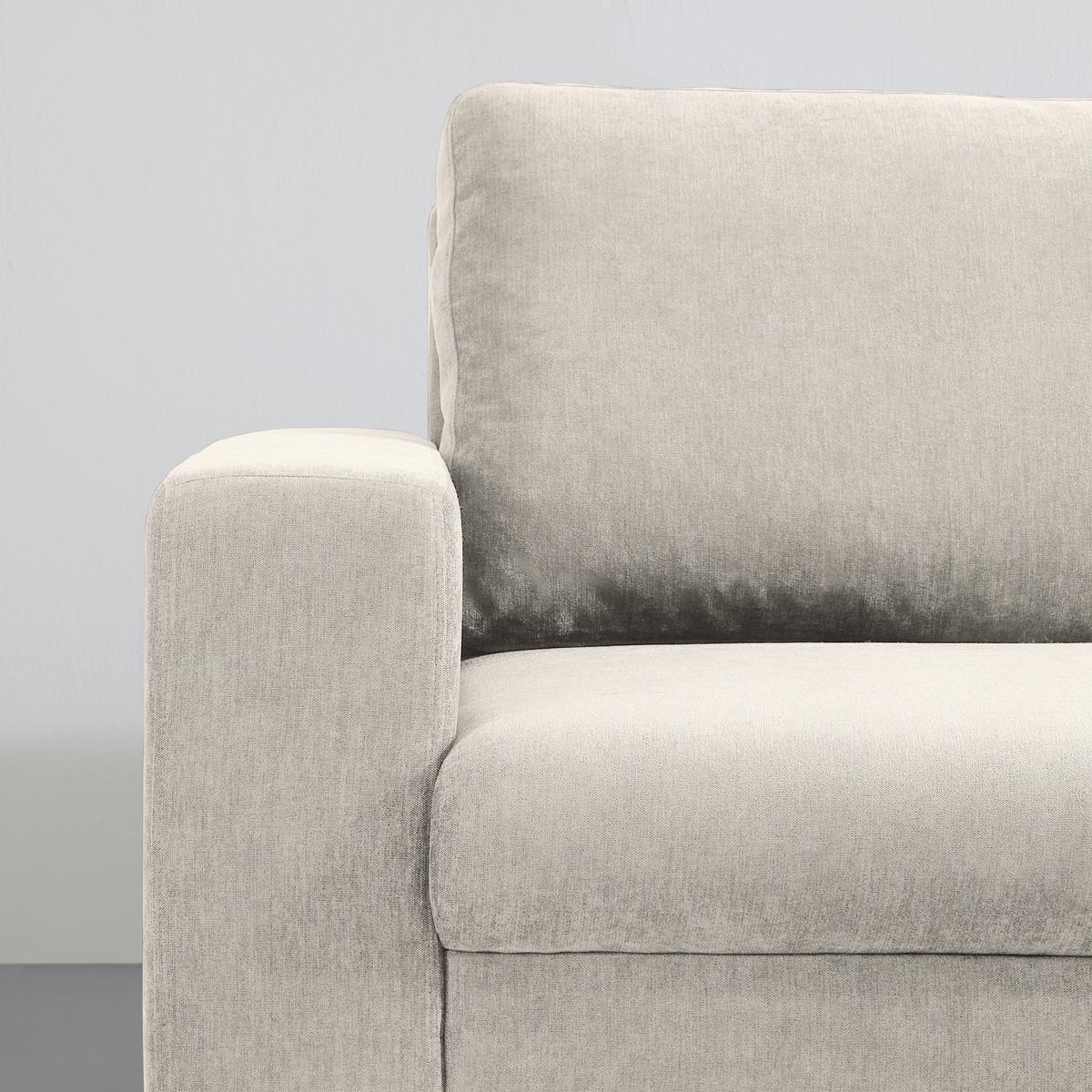 Rohová sedačka SUNNY, oboustranná, ecru - ecru, Moderní, textil (290/87/178cm) - Mömax