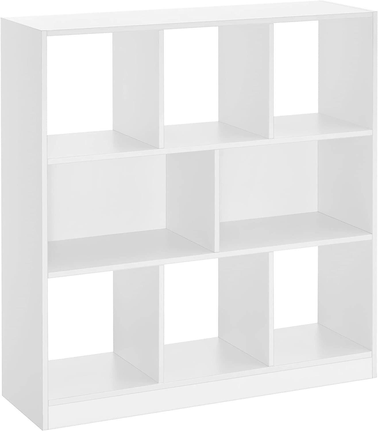 REGAL B: 97,5 cm Weiß - Weiß, Basics, Holzwerkstoff (97,5/100/30cm) - Boxxx