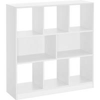 REGAL B: 97,5 cm Weiß - Weiß, Basics, Holzwerkstoff (97,5/100/30cm) - Boxxx