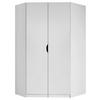 Eckschrank grifflos 117 cm Freising Weiß - Weiß, MODERN, Holzwerkstoff (117/197/104cm) - Rauch Möbel