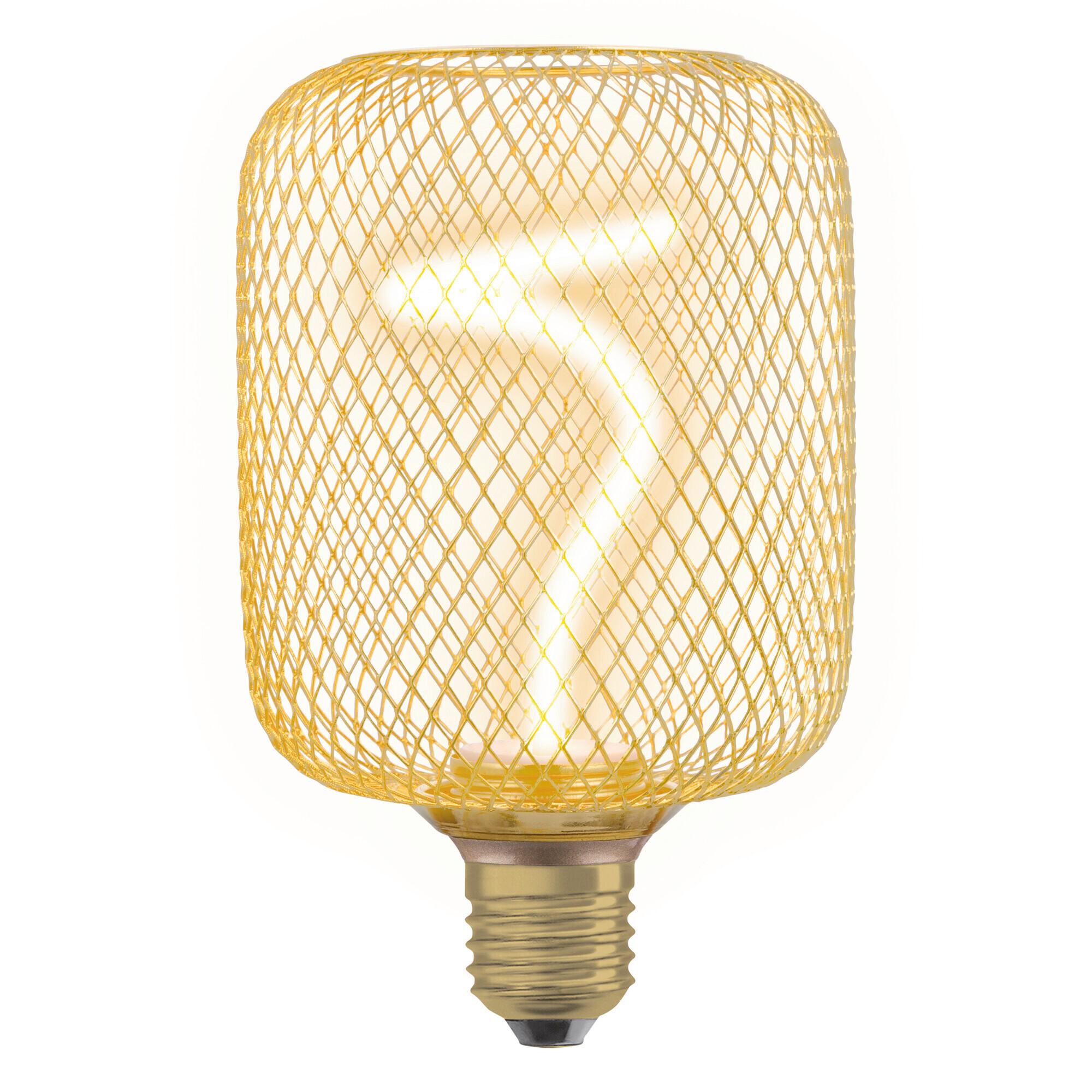 Led-filament-leuchtmittel E27, 1800k - Goldfarben, KONVENTIONELL, Metall (10/16,2cm) - Osram