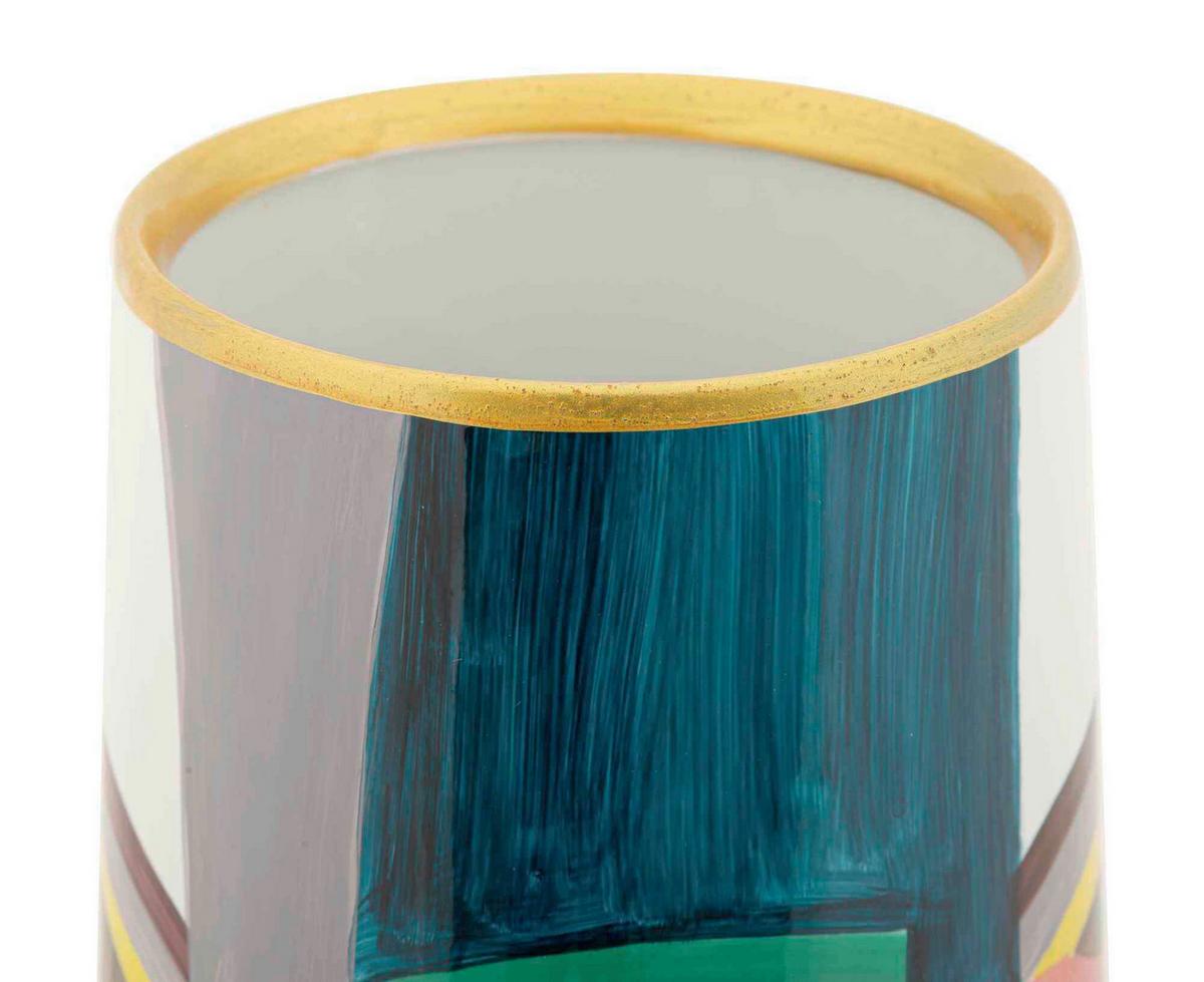 Vase Pot Piccassy Color High Multicolor B: 15 Cm - Multicolor, Basics, Keramik (15/40/15cm)