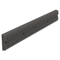 GERÄTEHALTER WERKZEUGHALTELEISTE, 2 STK. - Anthrazit, Basics, Kunststoff (40/6/2,5cm)