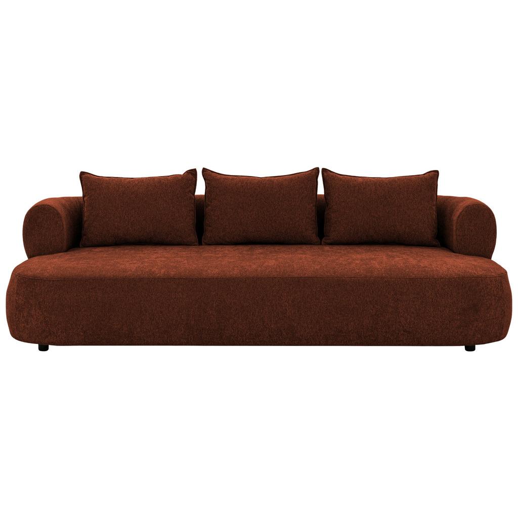 BIGSOFA Ferro Rostfarben B: 240 cm