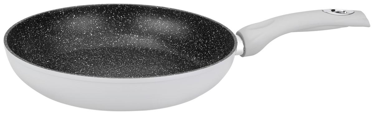 Bratpfanne Manuela Dxh: Ca. 28x5,4 Cm Aluminium - Schwarz/Weiß, KONVENTIONELL, Metall (28/5,4cm) - James Wood