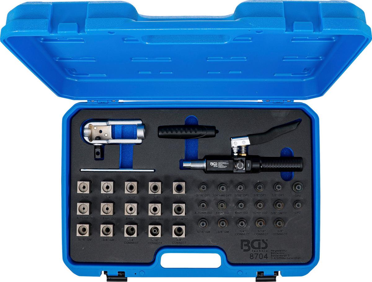 Hydraulisches Bördelgerät 8704 - Blau/Schwarz, Basics (53,6/37,2/11,2cm)