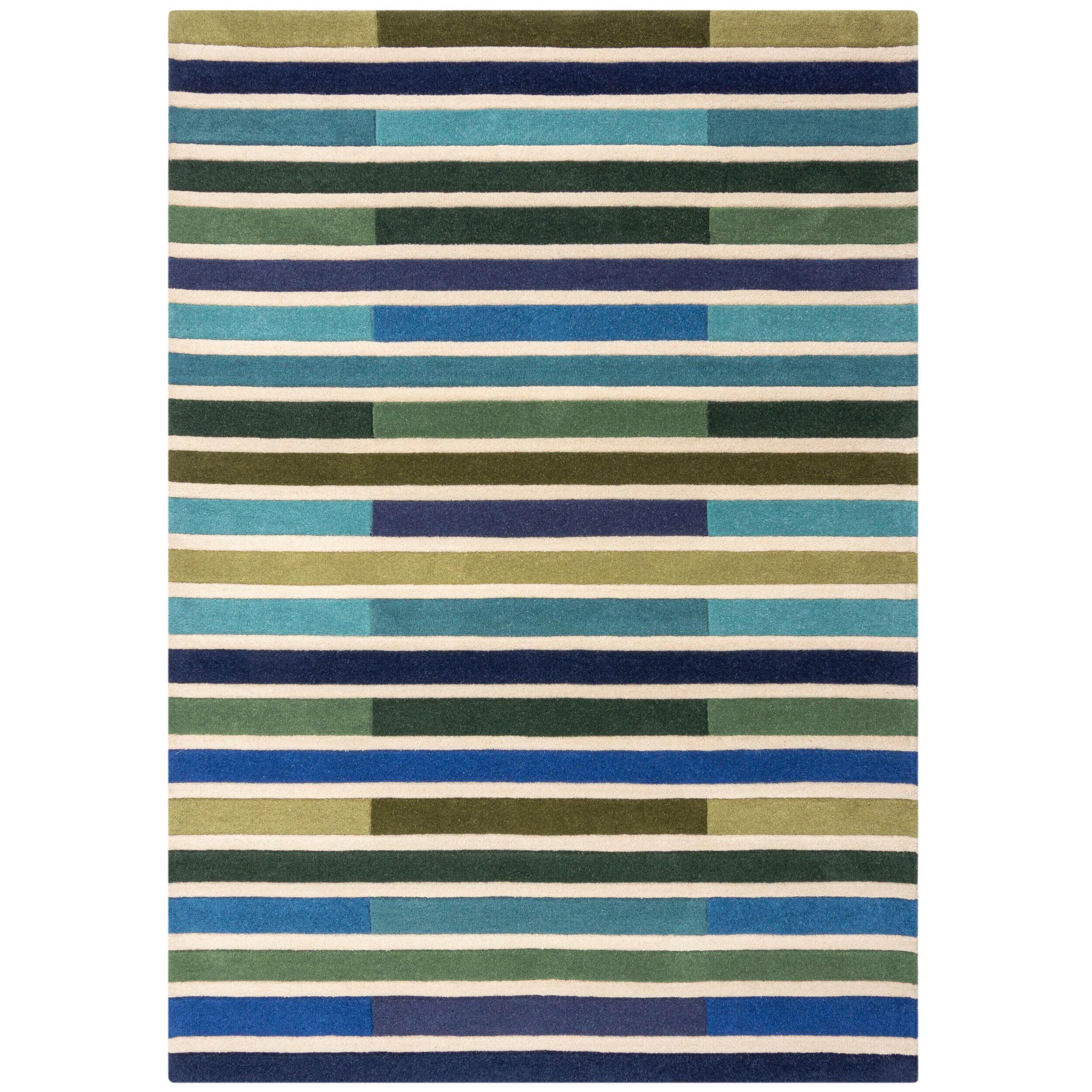 Wollteppich 503119373462 - Grün, Basics, Textil (120/170cm)