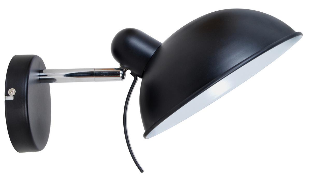 Wandleuchte 21-53589 - Schwarz, Basics, Metall (21/30/14.5cm)