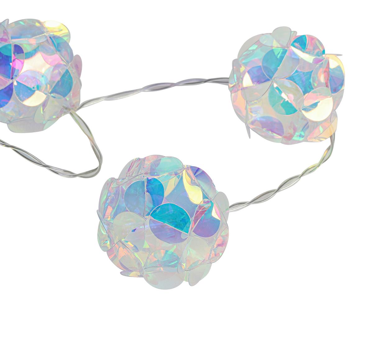 SVĚTELNÝ ŘETĚZ LIEBE - průhledné/perleť, Moderní, plast (165cm) - Mömax