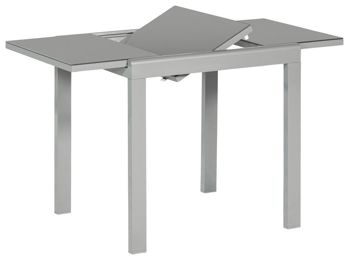Gartenset Amalfi - Taupe/Silberfarben, MODERN, Kunststoff/Metall - Gardenson