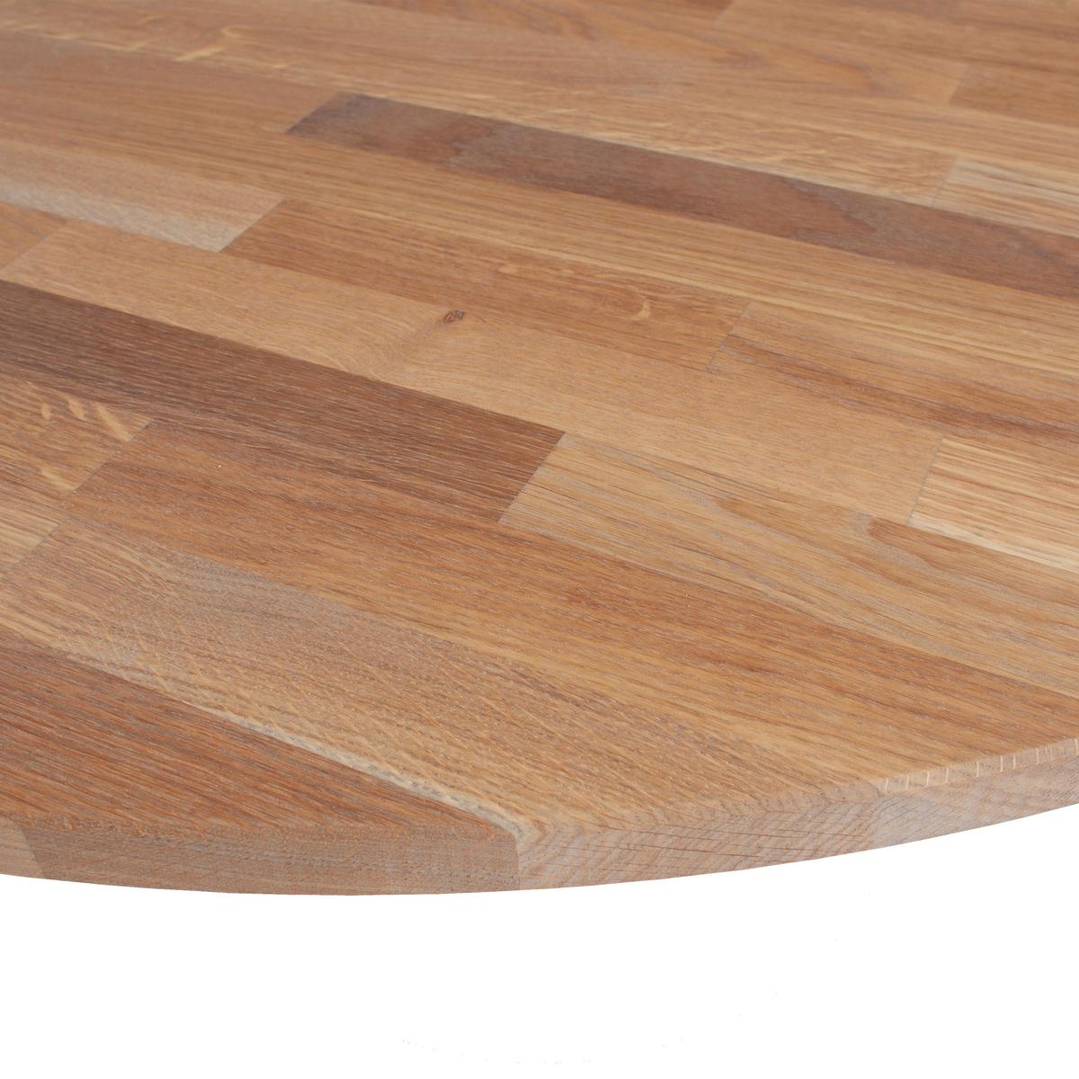 Tischplatte Tablo Grau/Eichefarben L: 120cm - Eichefarben/Grau, MODERN, Holz (120/120/2,4cm) - Livetastic