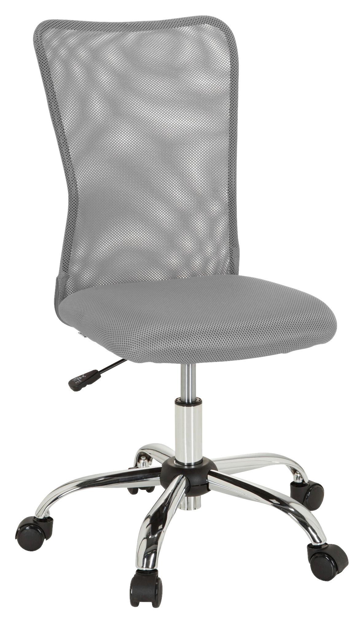 Jugenddrehstuhl Kiddy Net I Grau - Grau, Basics, Kunststoff (54/88-98/54cm) - MID.YOU