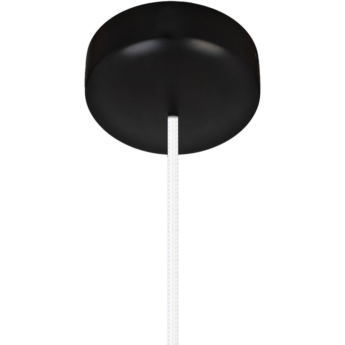 Hängeleuchte 8550239 Acorn II - Schwarz/Weiß, Design, Holz (22,5/90-140cm)