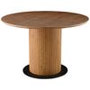 Esstisch Jamie - Walnussfarben/Schwarz, LIFESTYLE, Holz/Holzwerkstoff (120/120/75cm) - MID.YOU