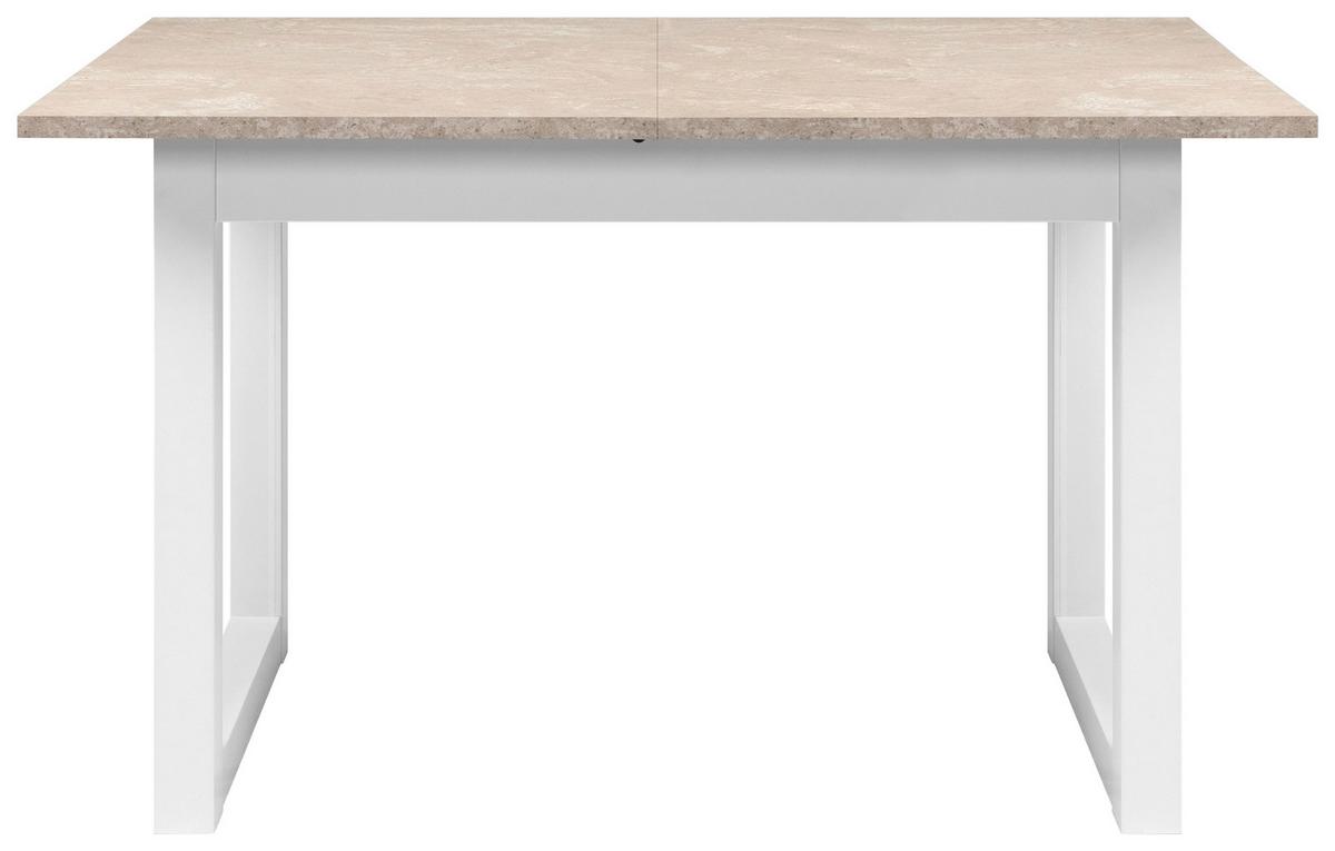 Esstisch Houston 80b - Sandfarben/Weiß, Basics, Holzwerkstoff (120/80/75cm) - MID.YOU