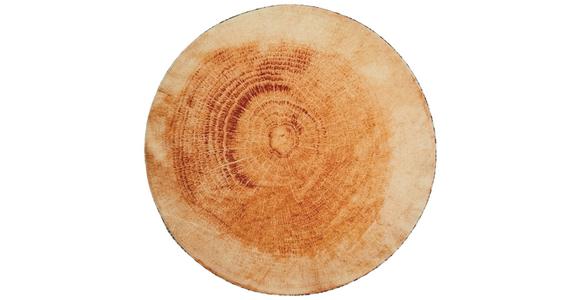 Sitzkissen Wood 38x3 cm Taupe - Taupe, MODERN, Textil (38/3cm) - Luca Bessoni